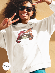 Ramen Hoodie with Red Pandas: Asian Food and Ramen Art Sweatshirt
