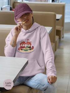 Ramen Hoodie: Red Panda Love Edition - A Foodie Hoodie for Fans of Ramen Art and Asian Cuisine