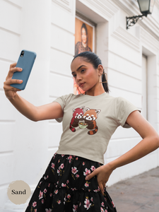 Ramen T-shirt: Cute Red Pandas Sharing a Bowl of Ramen - Japanese Foodie Shirt with Ramen Art