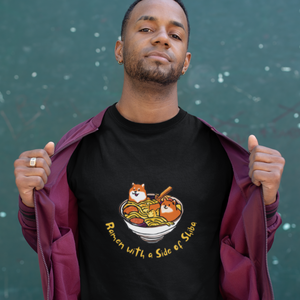 Ramen T-Shirt: Shiba Inu Ramen Art - Delicious and Adorable Japanese Foodie Shirt