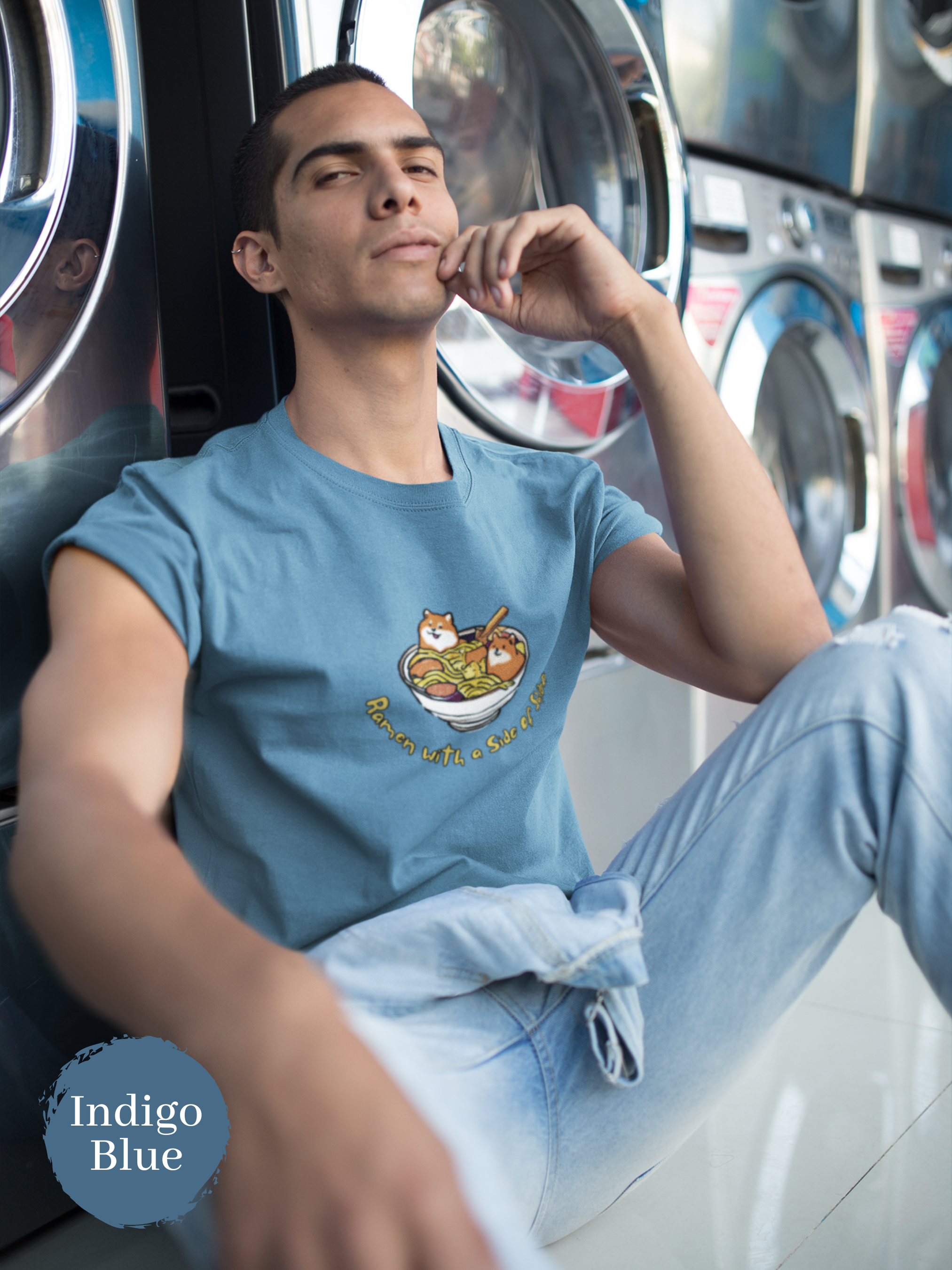 Ramen T-Shirt: Shiba Inu Ramen Art - Delicious and Adorable Japanese Foodie Shirt