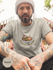 Ramen T-Shirt: Shiba Inu Ramen Art - Delicious and Adorable Japanese Foodie Shirt