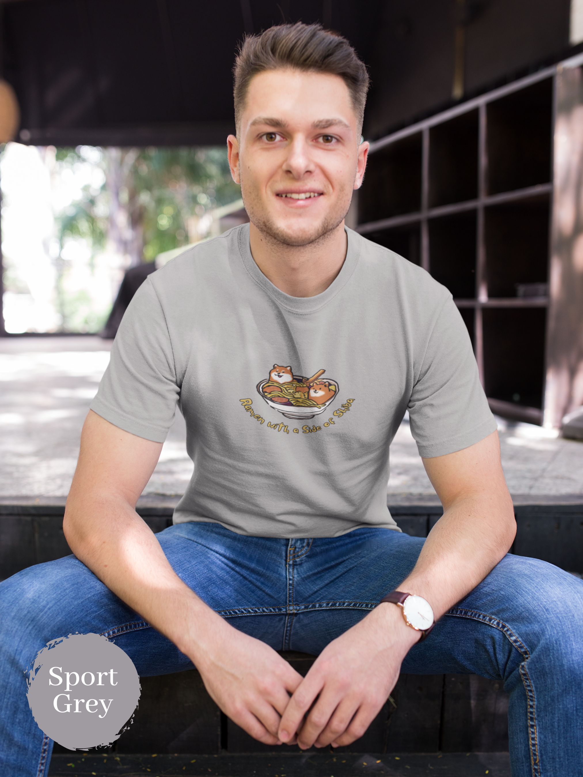 Ramen T-Shirt: Shiba Inu Ramen Art - Delicious and Adorable Japanese Foodie Shirt