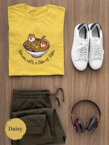 Ramen T-Shirt: Shiba Inu Ramen Art - Delicious and Adorable Japanese Foodie Shirt