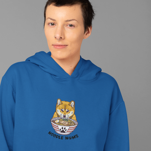 Ramen Hoodie: Noodle Noms and Shiba Charms - Asian Food Hoodie with Pun Design