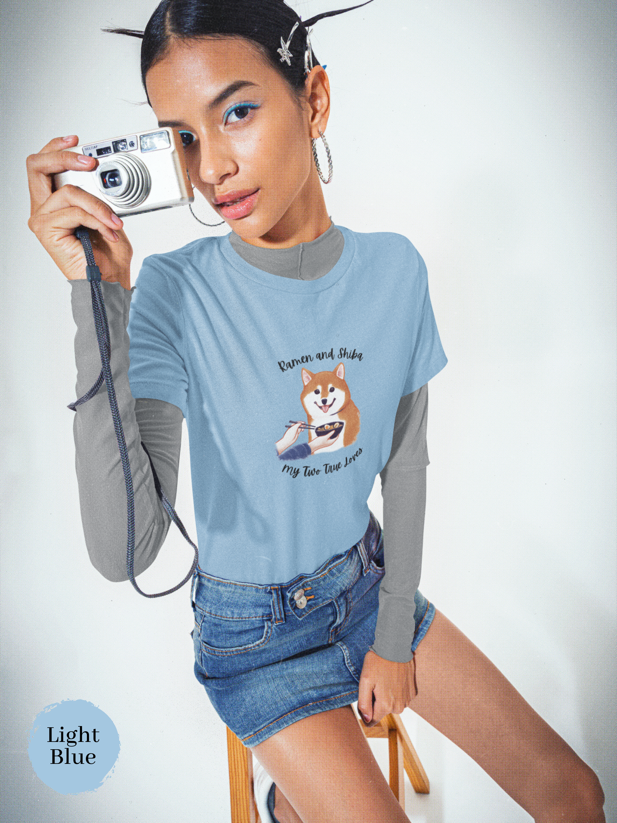 Ramen and Shiba - My Two True Loves T-Shirt