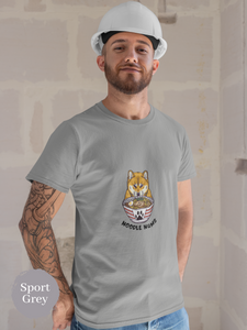 Ramen T-shirt: Noodle Noms with Shiba Inu Japanese Foodie Shirt with Ramen Art