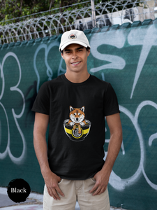 Ramen T-Shirt with Shiba Inu Protector: Japanese Foodie Shirt for Ramen Lovers with Ramen Art