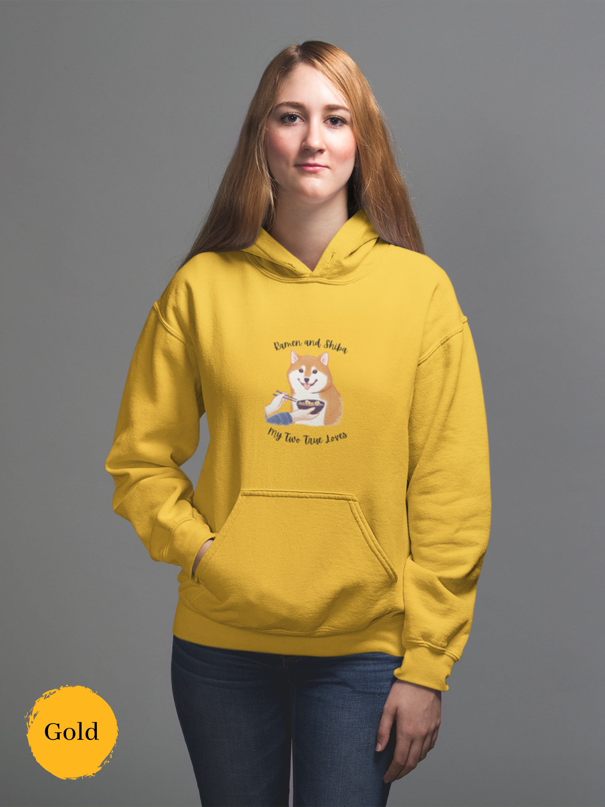 Ramen Hoodie: Ramen and Shiba Edition - Show Your Love for Asian Cuisine and Adorable Canines with this Foodie Hoodie