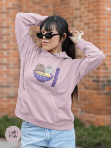 Ramen Hoodie - Noodle Loving Kitty Cats: A Foodie's Dream Asian-Inspired Pun Hoodie