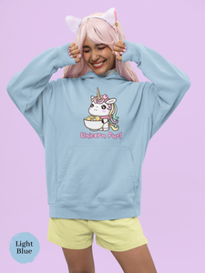 Ramen Hoodie: Unicorn Fuel Edition - Add Some Magic to Your Foodie Wardrobe with this Playful Ramen Art Hoodie