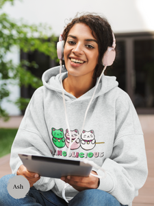 Dangolicious Sanshoku Dango Mochi Cat Delight Art Print: Perfect for Foodie Fans, Asian Food Lovers, and Pun Hoodie Enthusiasts