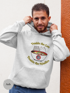 Ramen Hoodie: Double the Cats, Double the Noodles Cat Art - Perfect for Foodie Fans, Ramen Lovers, and Pun Hoodie Enthusiasts