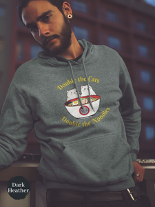 Ramen Hoodie: Double the Cats, Double the Noodles Cat Art - Perfect for Foodie Fans, Ramen Lovers, and Pun Hoodie Enthusiasts