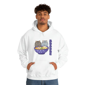 Ramen Hoodie - Noodle Loving Kitty Cats: A Foodie's Dream Asian-Inspired Pun Hoodie