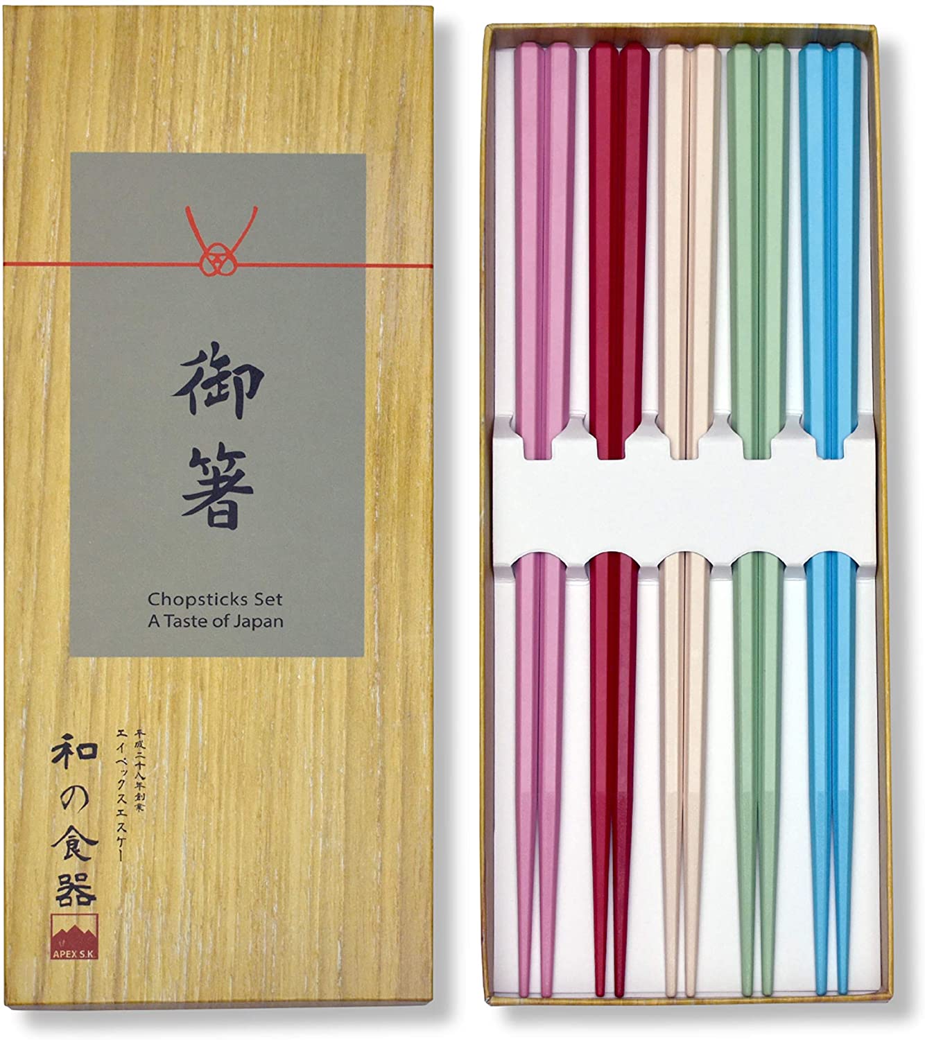 Chopsticks 5-Pair Set (Fiberglass)