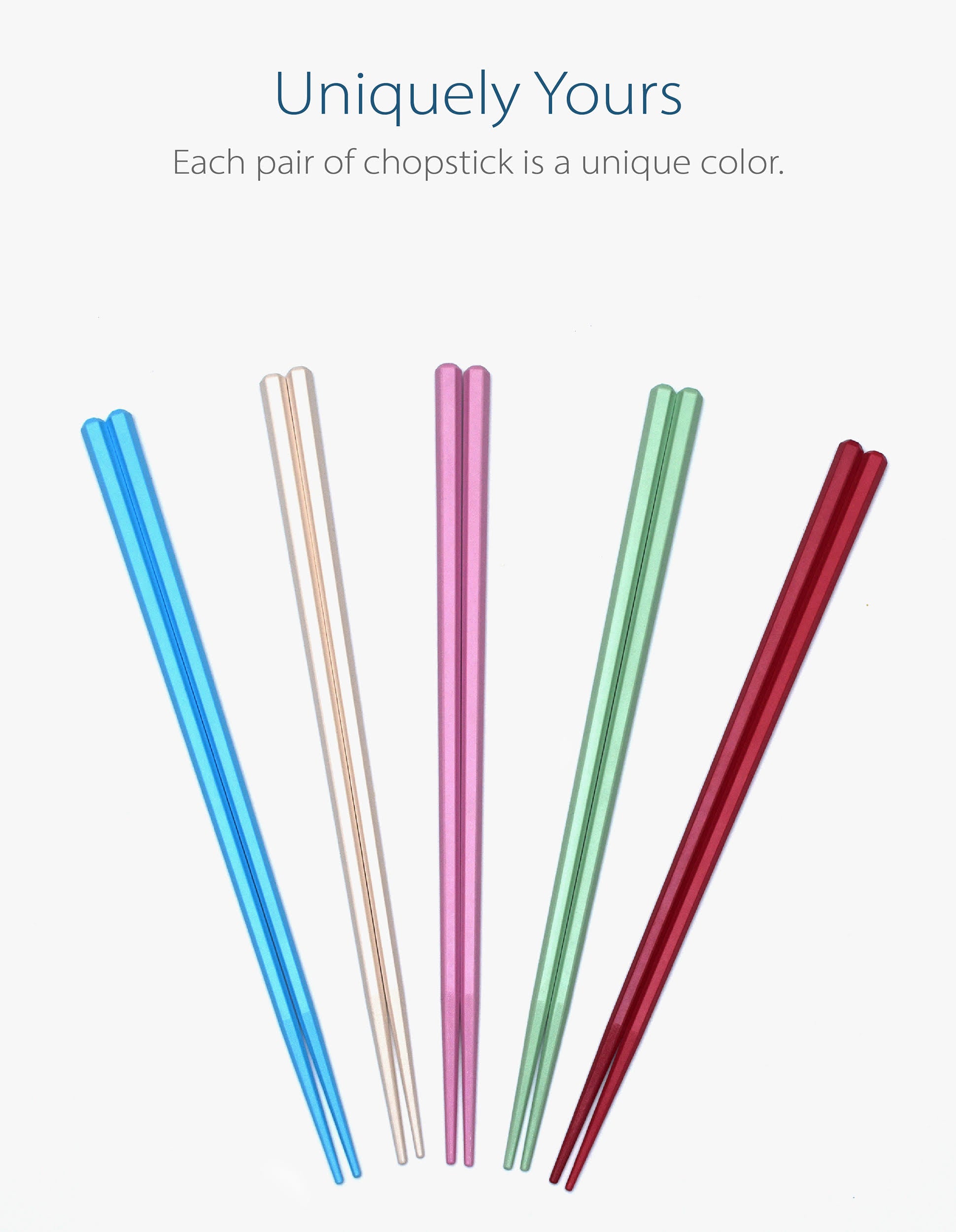 Chopsticks 5-Pair Set (Fiberglass)