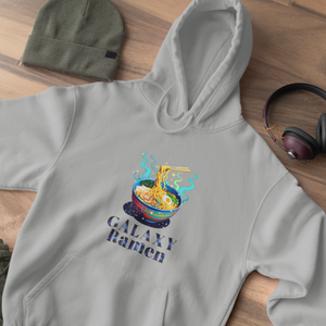 Ramen Hoodie: "Galaxy Ramen" with Starry Background and Ramen Art for Foodie Fans