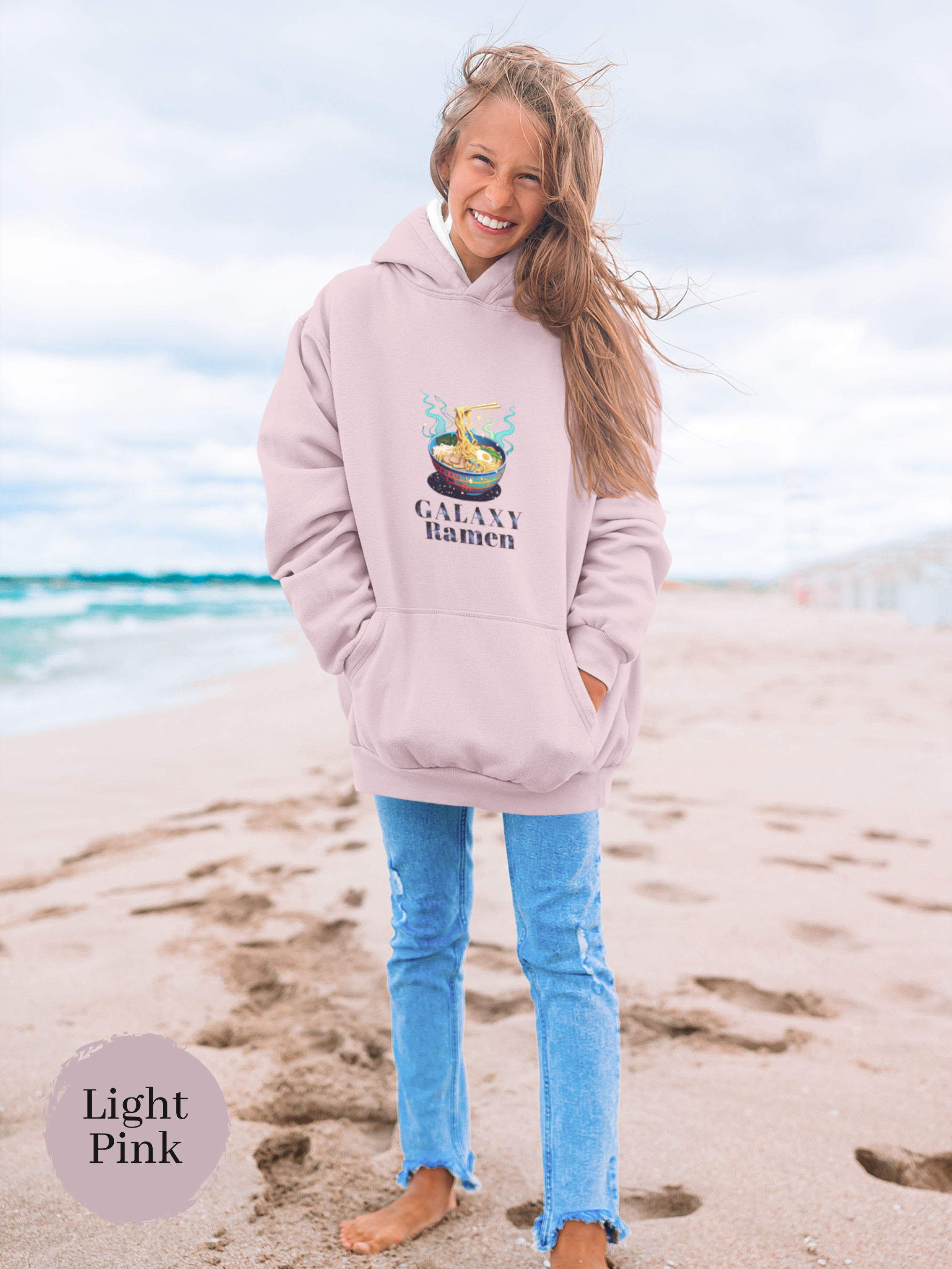 Pink 2024 galaxy hoodie