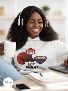 Ramen Hoodie: Got Ramen? Let this Red Panda Keep You Company While You Enjoy Your Noodles!