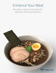 Ceramic 7.9" Japanese Ramen Bowls (Gradient Beige)