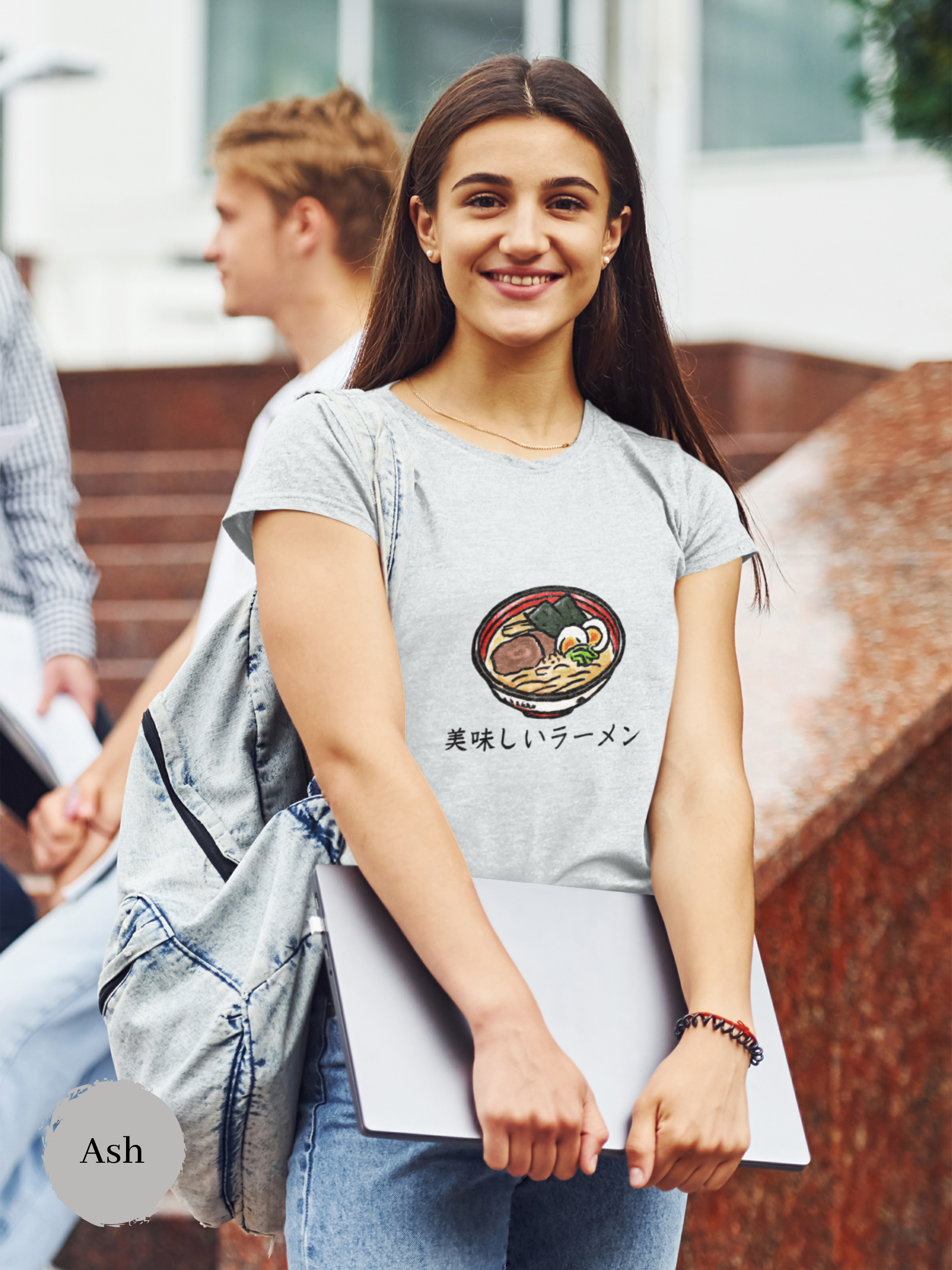 Ramen T-shirt with Delicious Ramen Bowl Illustration - Japanese Foodie Shirt and Art Print