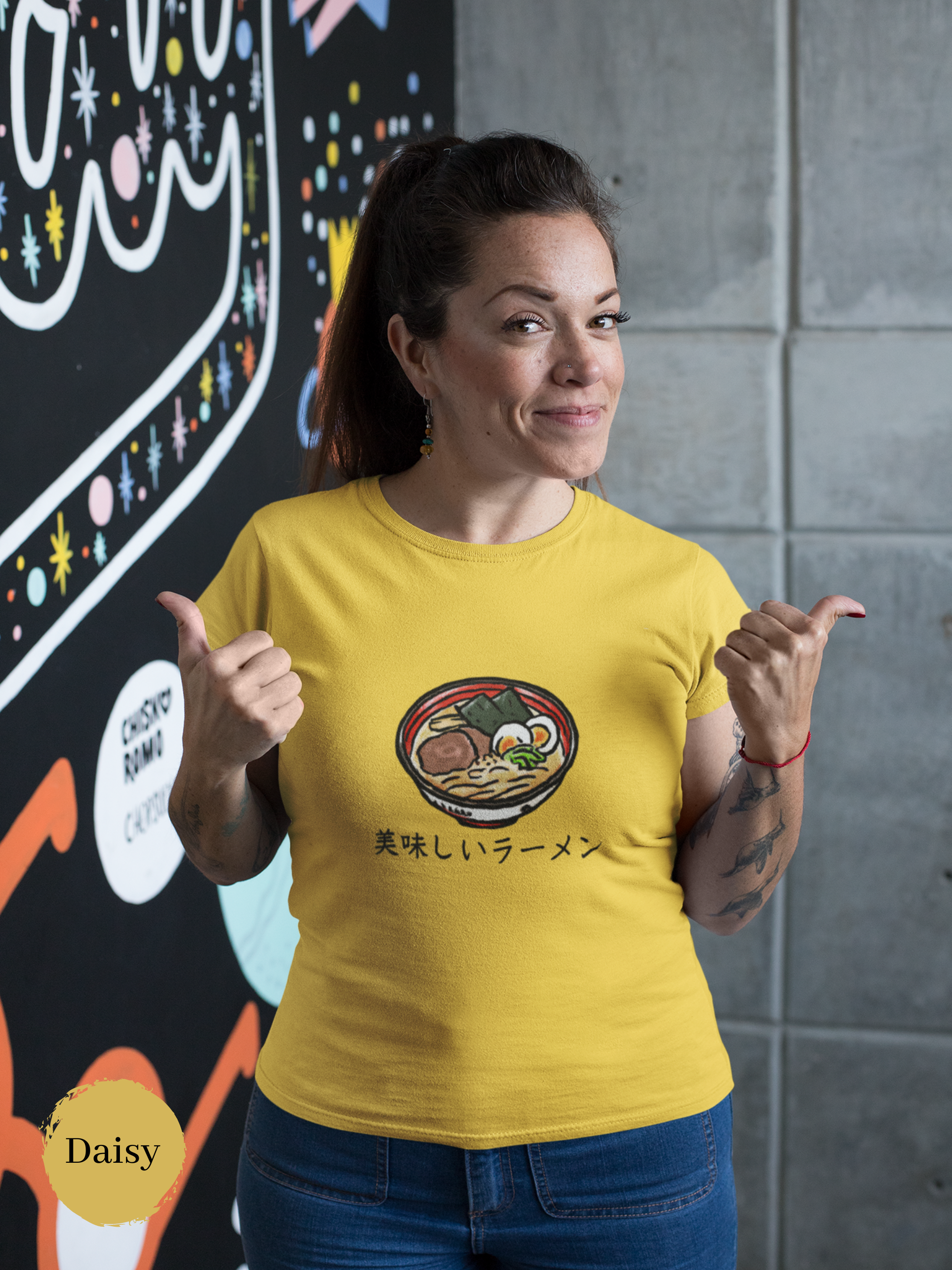 Ramen T-shirt with Delicious Ramen Bowl Illustration - Japanese Foodie Shirt and Art Print