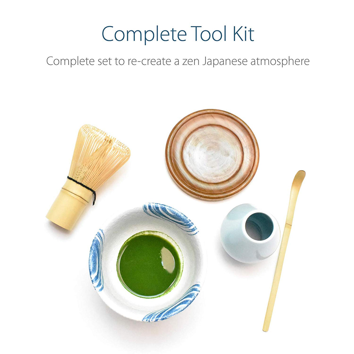 Authentic Ceramic Matcha Tool Kit Set with Bamboo Tools – APEX S.K.