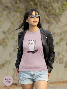 Ramen T-Shirt: Keep Calm and Hug A Llama - Japanese Foodie Shirt with Ramen Art