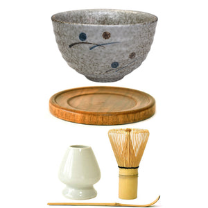 Ceramic Japanese 5-Piece Matcha Bowl Tool Kit