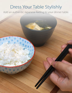 Black Miso Soup Bowl Set