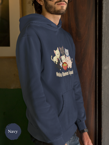 Ramen Hoodie: Neko Ramen Squad - Asian Foodie Hoodie with Playful Ramen Art and Purrfect Puns