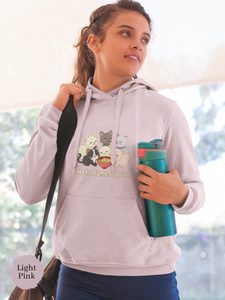 Ramen Hoodie: Neko Ramen Squad - Asian Foodie Hoodie with Playful Ramen Art and Purrfect Puns