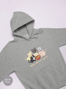 Ramen Hoodie: Neko Ramen Squad - Asian Foodie Hoodie with Playful Ramen Art and Purrfect Puns