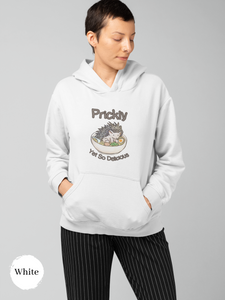 Ramen Hoodie: "Prickly Yet So Delicious" Hedgehog Ramen Sweatshirt for Foodie Lovers Asian Food Hoodie
