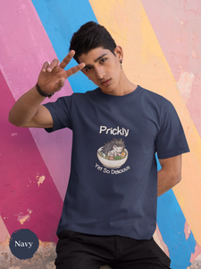 Ramen T-shirt with Prickly Yet So Delicious Porcupine - Japanese Foodie Shirt with Ramen Art