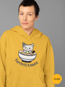 Ramen Hoodie: Purrfect Ramen Cat Art - Cozy Foodie Hoodies with Adorable Ramen Art for Asian Food Hoodies and Pun Hoodies Fans