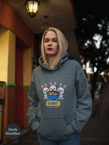 Ramen Hoodie: Rabbit Ramen Crew with Adorable Ramen Art - Perfect for Foodie and Asian Food Lovers