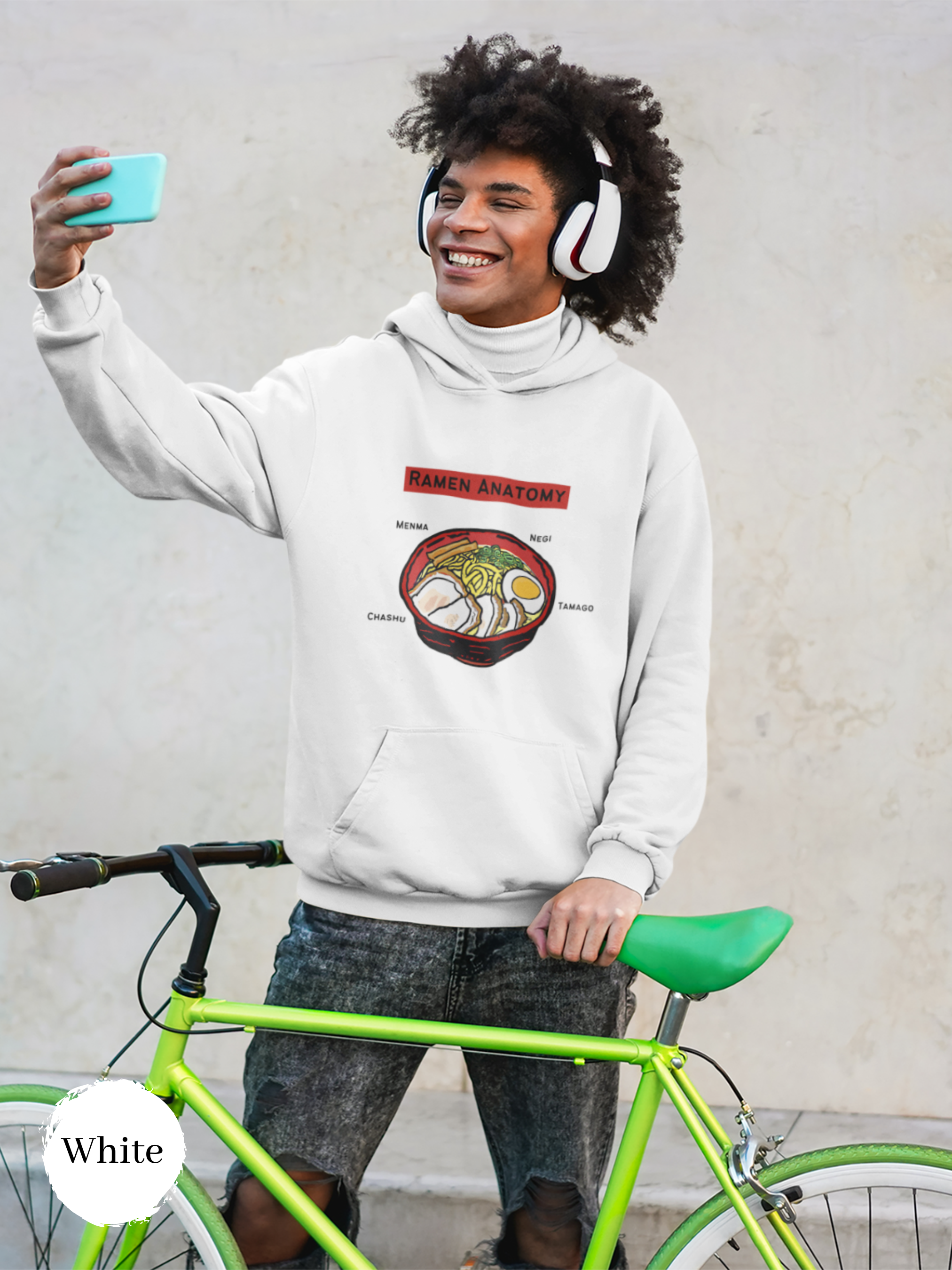 Ramen Hoodie: Ramen Anatomy - Wear Your Love for Ramen Toppings with This Awesome Hoodie