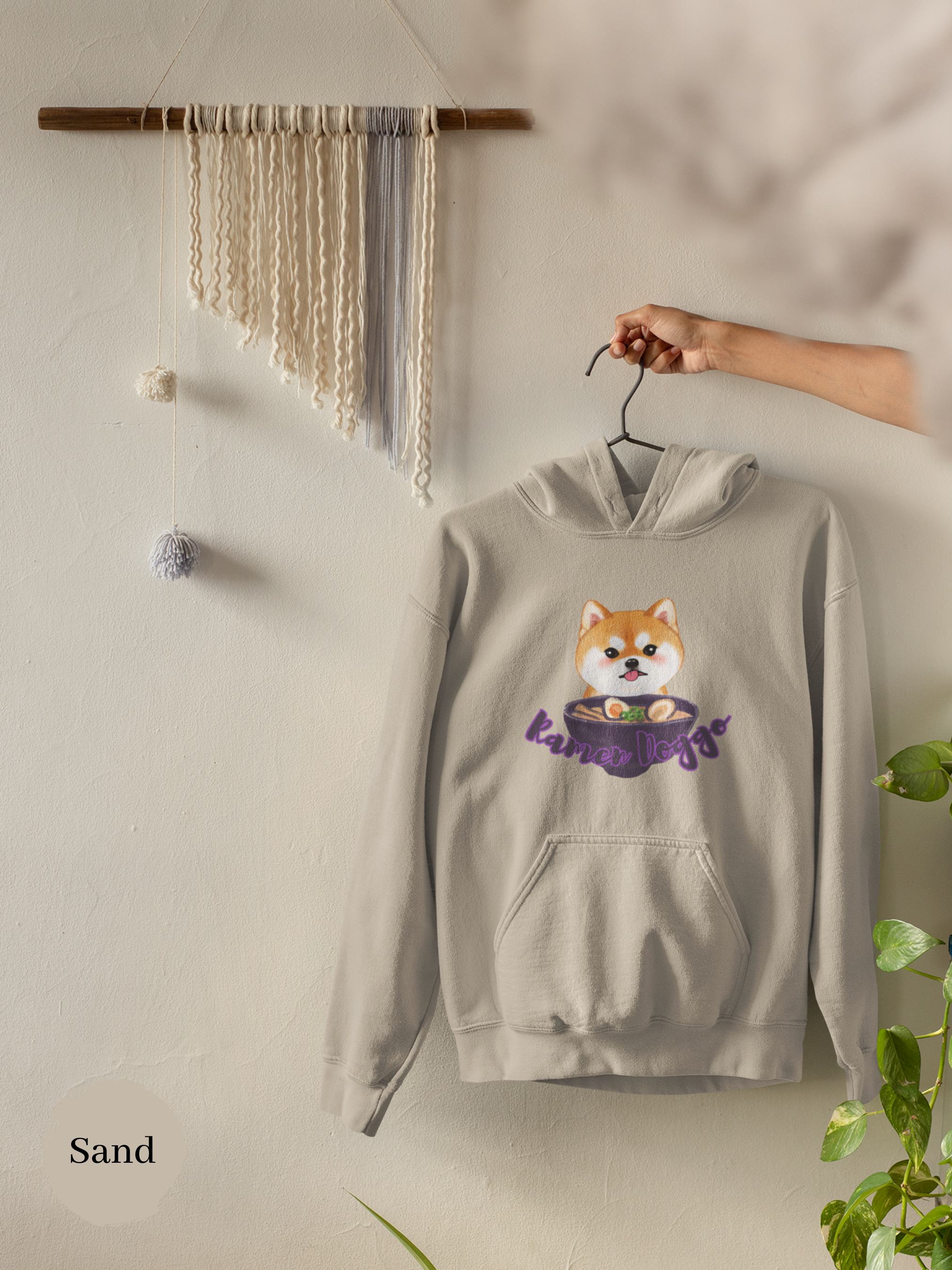 Ramen Hoodie: Shiba Inu Edition - Cute Ramen Doggo in Asian Food Inspired Sweatshirt with Pun Design