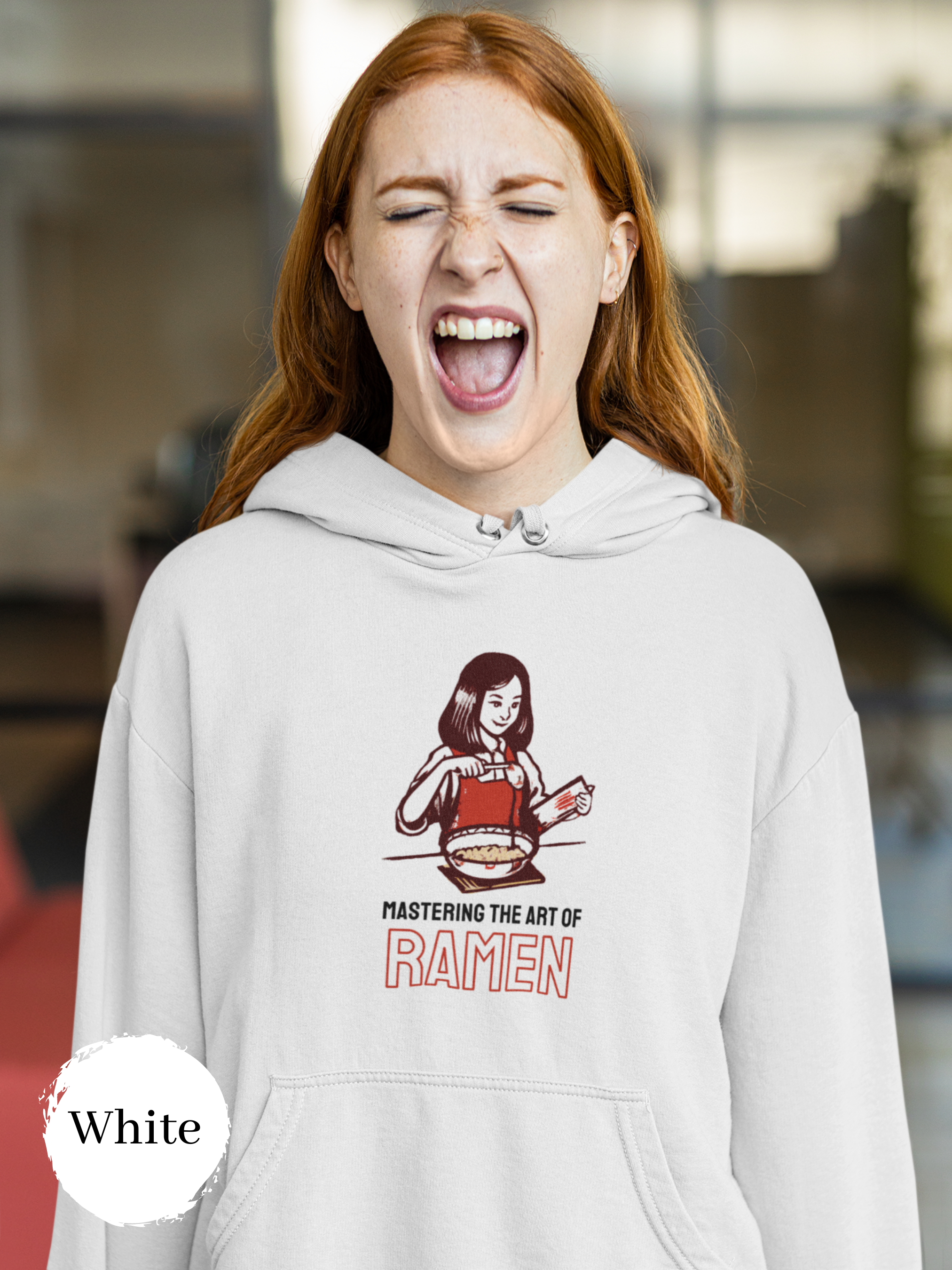 Ramen Hoodie: Asian Food Hoodie Ramen Art - "Mastering the Art of Ramen"