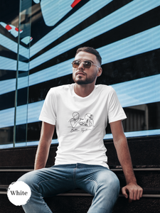 Ramen T-shirt: Japanese Shirt with Foodie Ramen Art Featuring a Couple Together