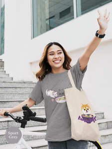 Japanese Ramen T-Shirt with Adorable Cat Illustration: Perfect for Foodie Enthusiasts and Art Lovers - Ramen Art at Its Finest