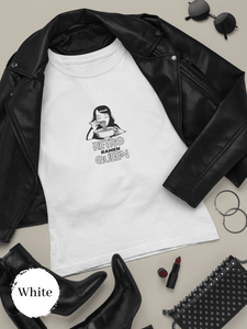 Retro Ramen Queen T-Shirt: Japanese Foodie Shirt with Ramen Art Illustration