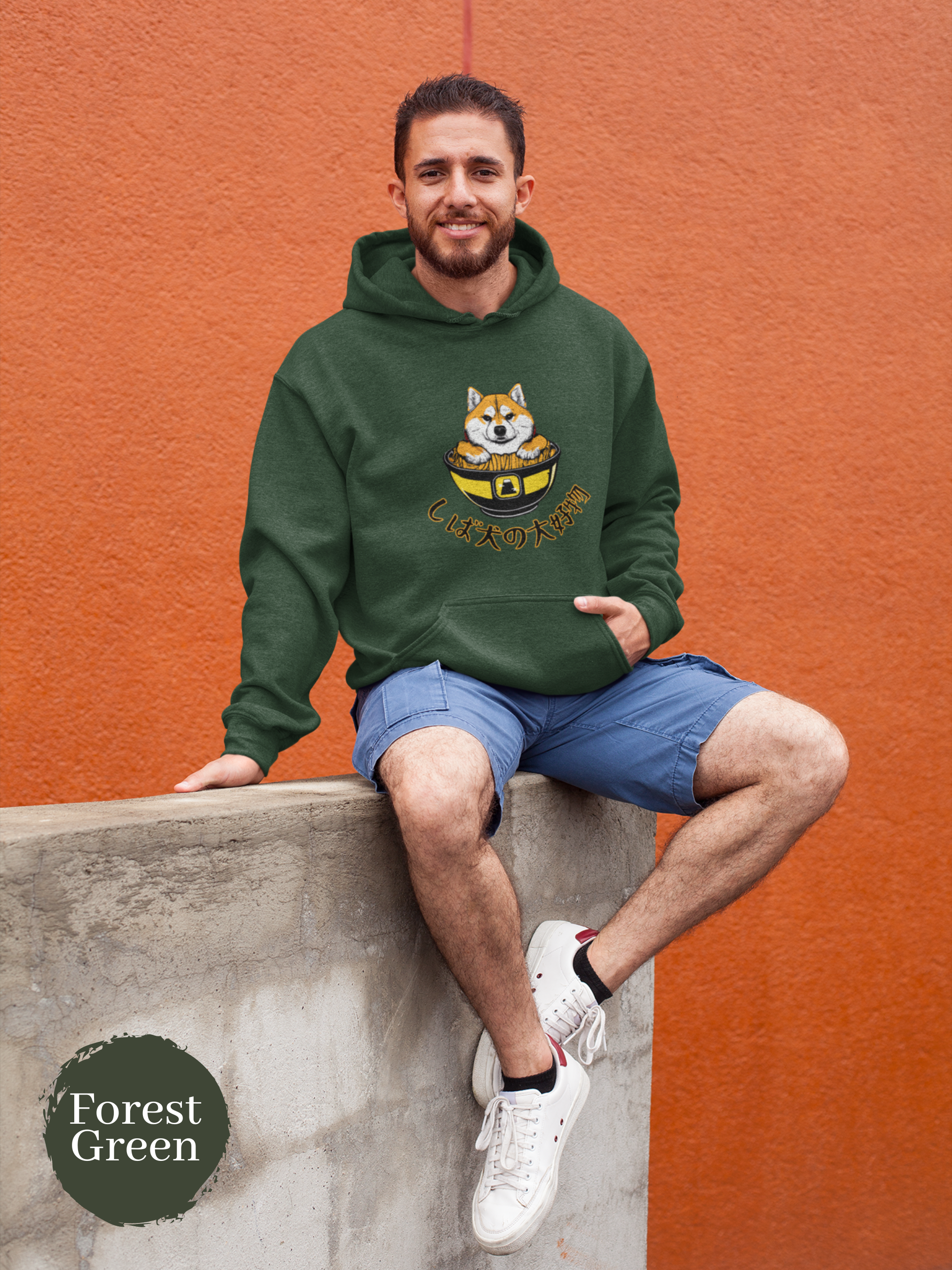 Ramen Hoodie - "Shiba Inu's Favorite" - Japanese Foodie Hoodie