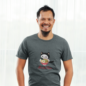 Ramen T-Shirt: Ramentic Feline - Adorable Cat and Ramen Art for Japanese Foodie Lovers