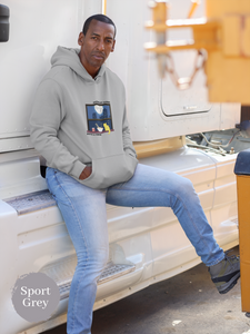 Ramen Hoodie: Moonlit Ramen with a View, Asian Food Hoodie