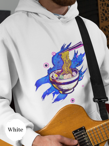 Ramen Hoodie: Stars and Slurps - Asian Food and Ramen Art on a Fun and Punny Hoodie