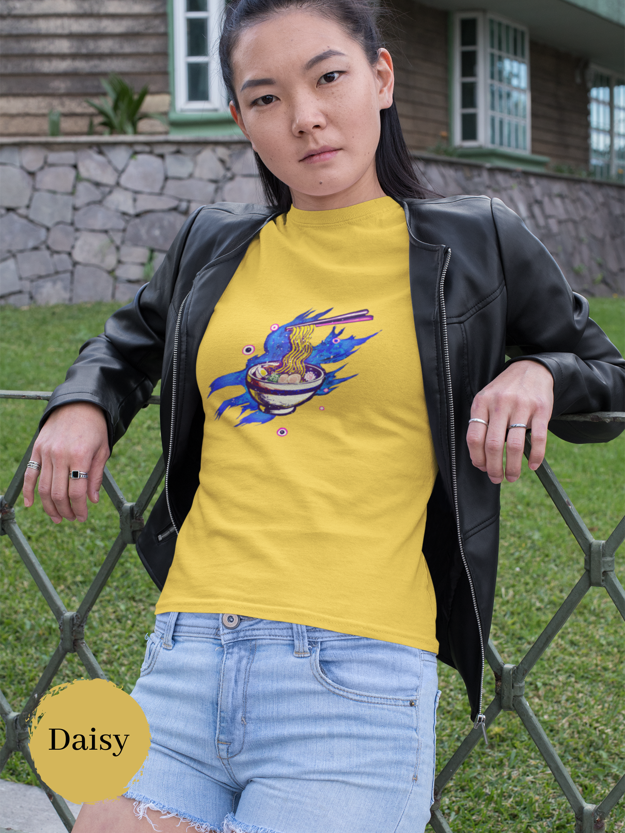 Ramen Bowl Galaxy T-Shirt: Japanese Foodie Shirt with Ramen Art
