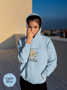 Ramen Hoodie: Asian Foodie Sweatshirt with Shiba Inu and Ramen Art - You Had me at Ramen